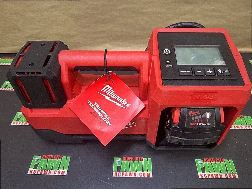 MILWAUKEE TOOLS 2848-20 cordless 18v air compressor M18 w/ 5.0ah bat (R7A015767)